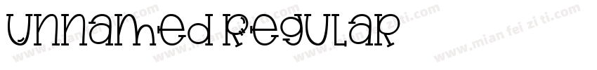 Unnamed Regular字体转换